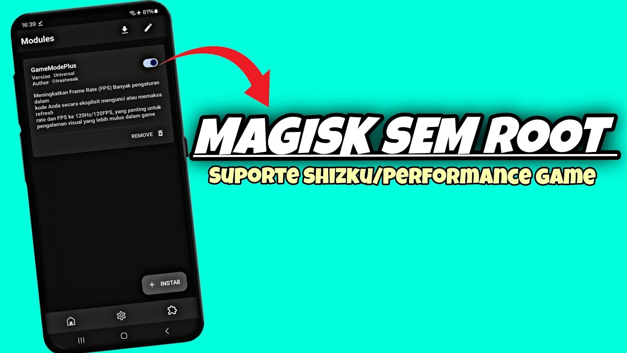 🔥 MAGISK SEM ROOT! ✅️ SUPORTE SHIZUKU ✅️