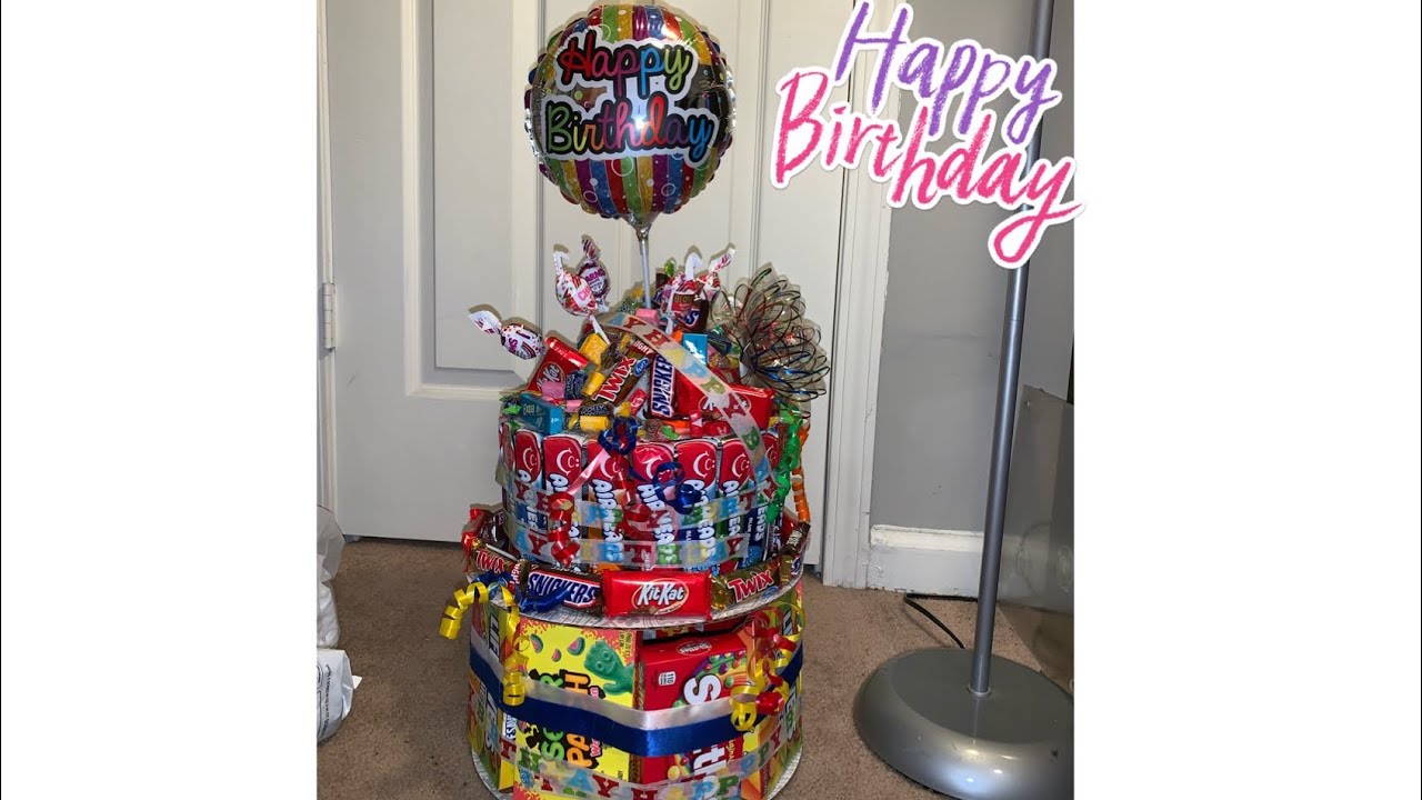 DIY candy cake!!