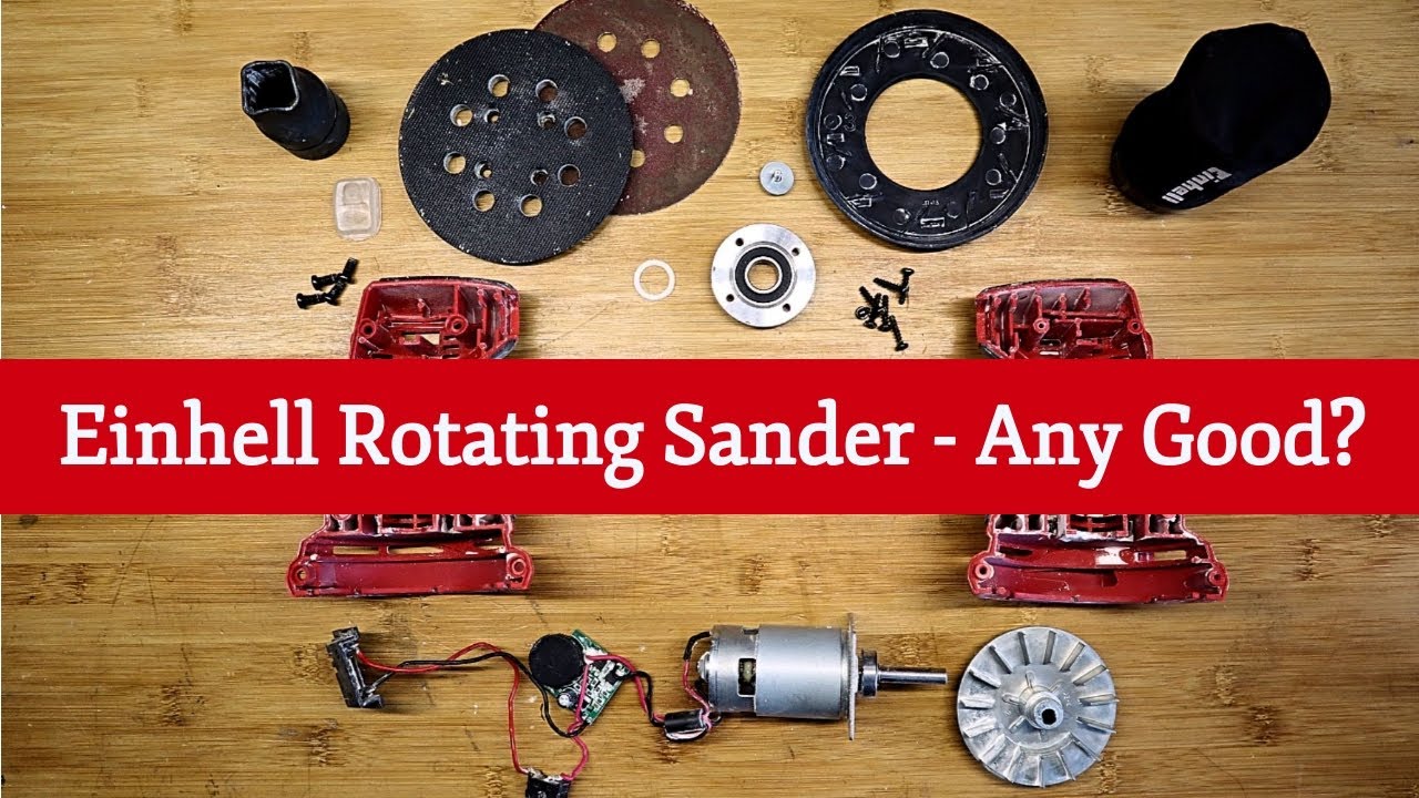 Einhell 18V PXC Cordless Sander TE-RS 18 Li Teardown - Any Good?