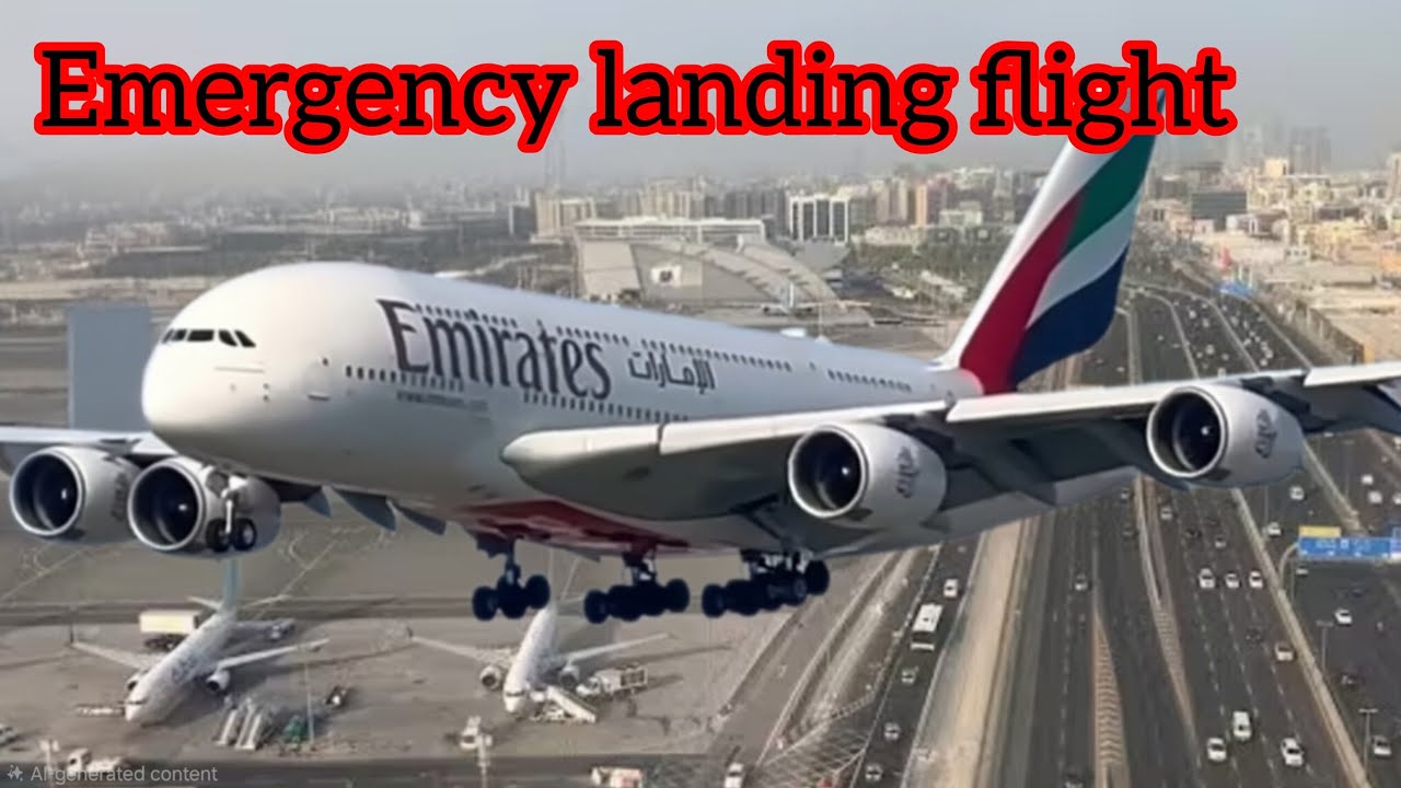 Emergency landing flight ✈️ 😴 in kempegowda international airport 🛫 Bangalore 
