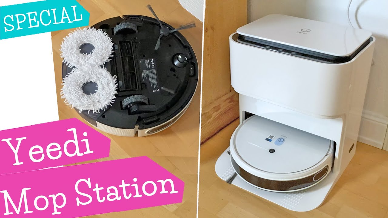 Yeedi Mop Station Test Review | Saugroboter Wischroboter Mops mit Selbstreinigung Reinigungsstation