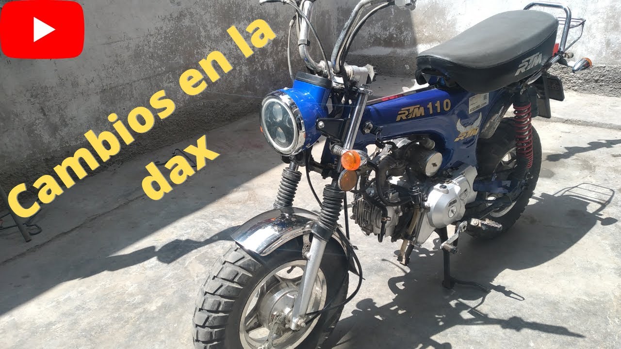DAX RTM  110 CC AZUL (CAMBIOS DEL MODELO HONDA DAX)