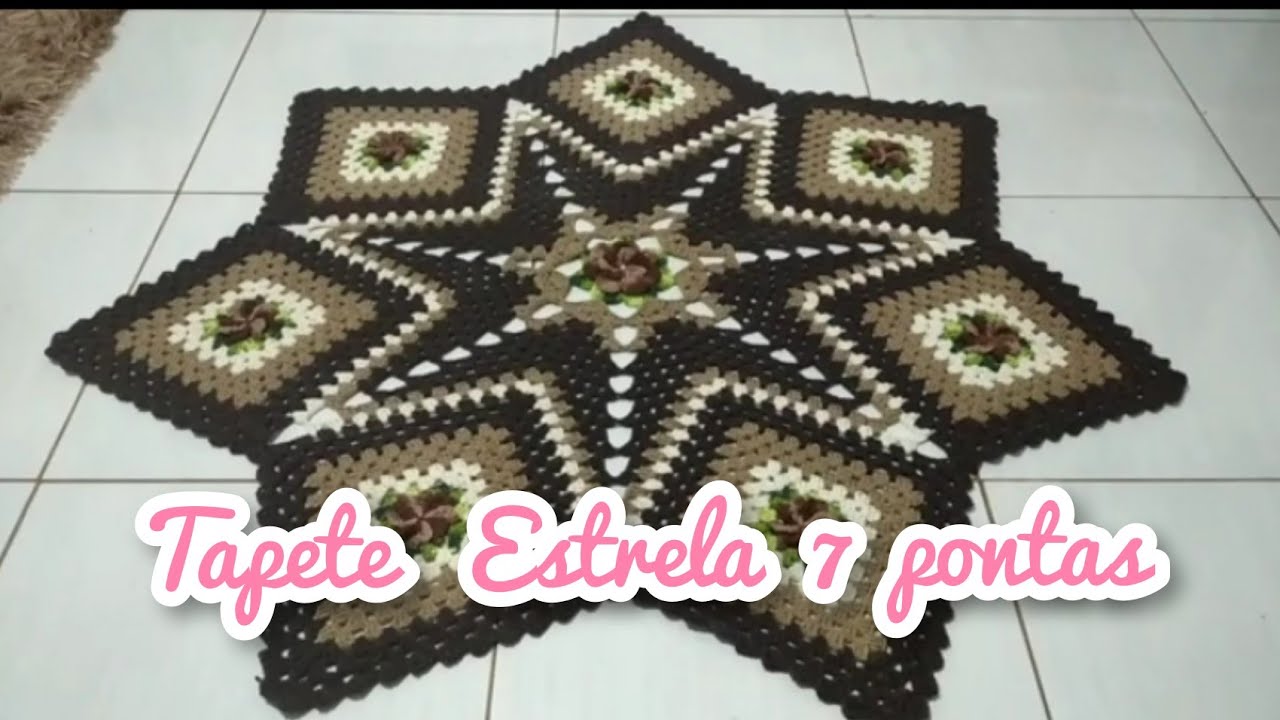 Tapete estrela de sete pontas 🤎