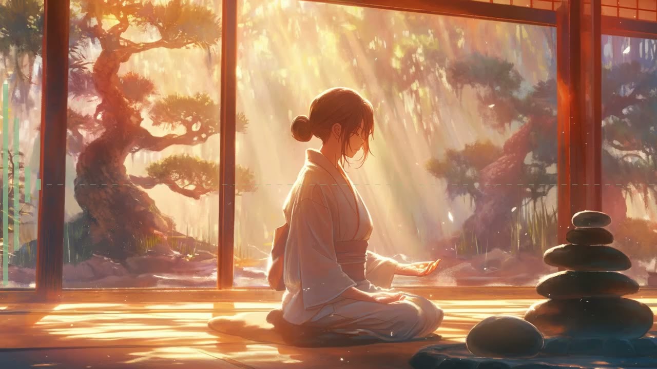 【Meditation & Chillhop】Glow of Shine in the Moonlight【Soft Ambient & Zen Vibes】