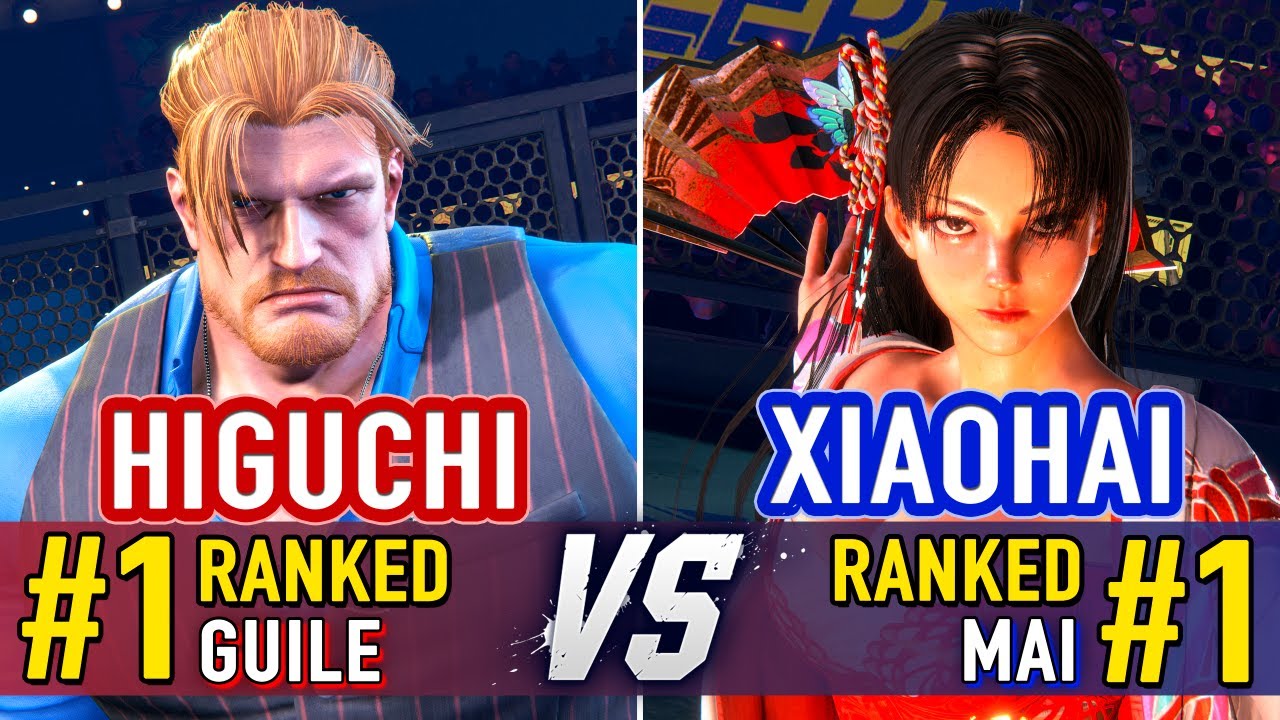 SF6 🤜 Higuchi (#1 Ranked Guile) vs Xiaohai (#1 Ranked Mai) 🤛 SF6 High Level Gameplay