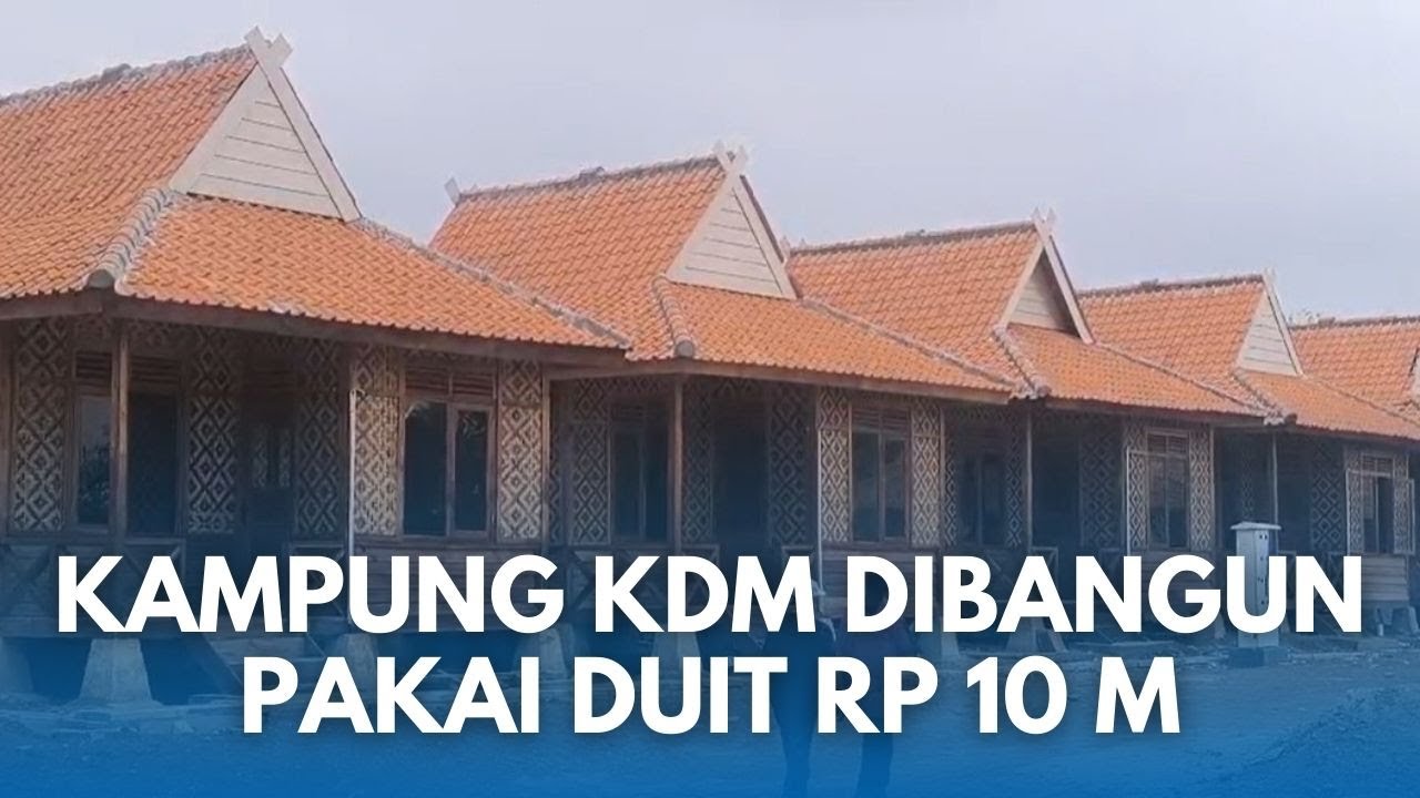 BELUM 1 TAHUN Kampung KDM Korban Bencana di Purwakarta Beres Seperti Vila Dibiayai APBD Jabar RP10 M