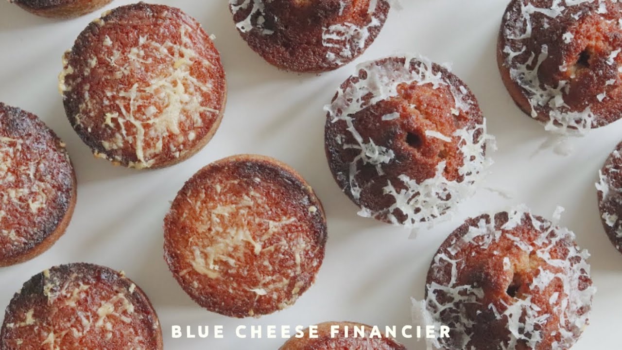 깊은 풍미의 블루치즈 휘낭시에 만들기 Gluten-Free Blue Cheese Financier