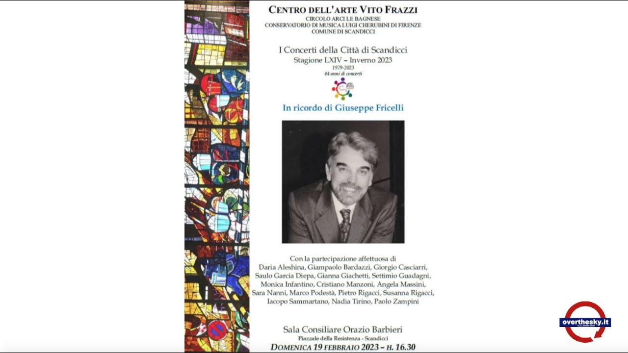 In Ricordo di Giuseppe Fricelli / Centro d'Arte Vito Frazzi 19.02.2023