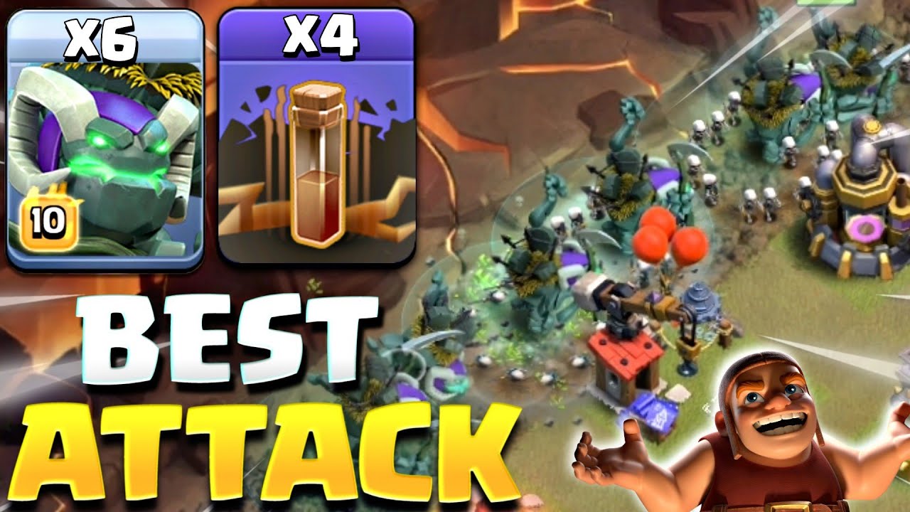Witch Golem Quake is BROKEN!!! Best TH15 Attack Strategy (Clash of Clans)