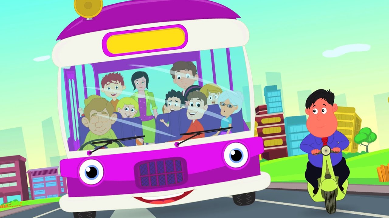 The Wheels On The Bus | Nursery Rhymes For Kids And Childrens