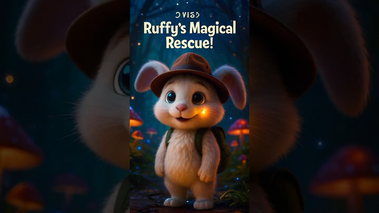 Ruffy&rsquo;s Magical Rescue ✨ | A Tiny Hero with a Big Heart 🐰💖  #cute #rabbit #bunny #love #quotes