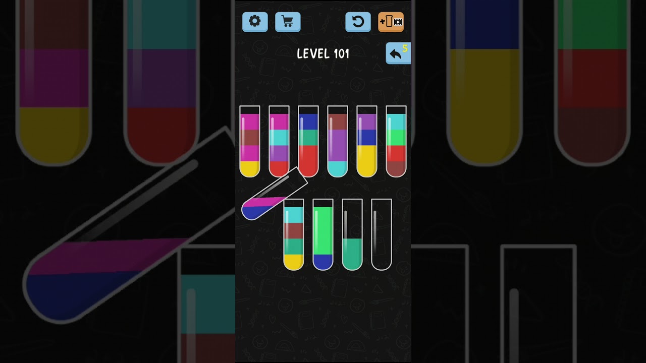 Water Color Sort - level 101
