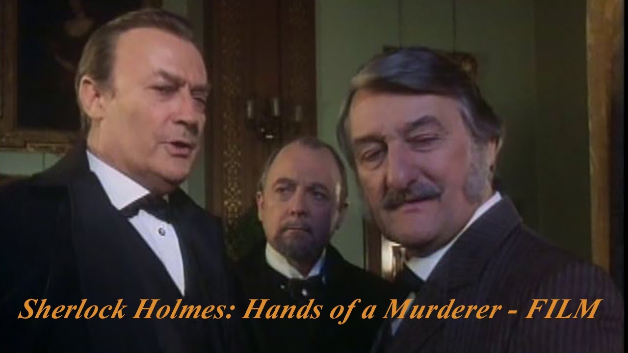 Movie &laquo;Sherlock Holmes: Hands of a Murderer&raquo; directed by Stuart Orme. Film UK 1990. Edward Woodward