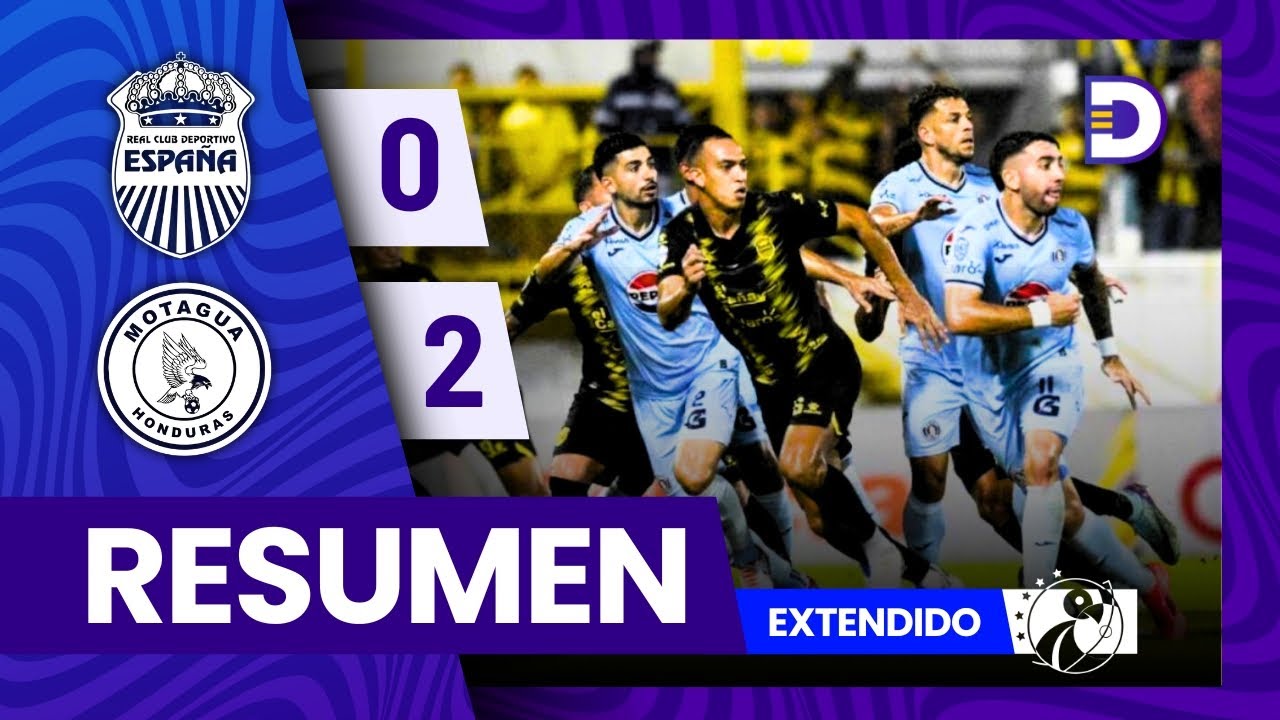 Real España 0 - 2 Motagua | Semifinal Ida | Liga Nacional - Apertura 2024 - 2025