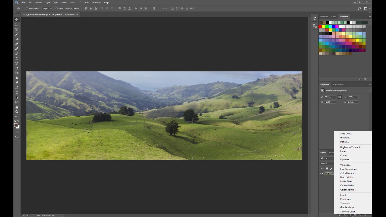 Using the Black & White Layer to Adjust Color Luminosity