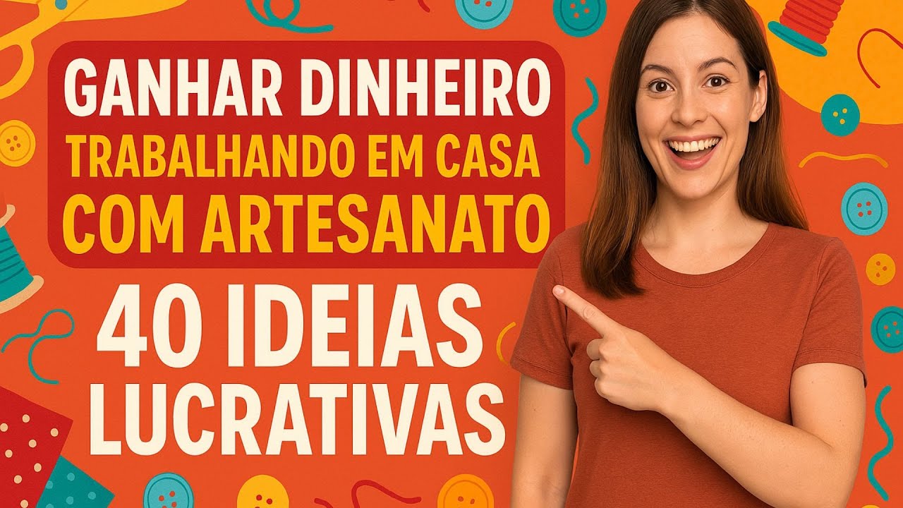Renda extra: 🤑 40 ideias de artesanato lucrativo para trabalhar em casa