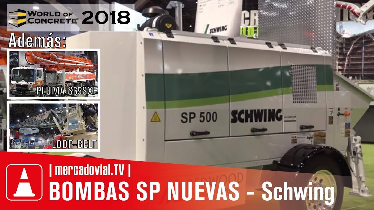 Novedades de Schwing en World of Concrete 2018
