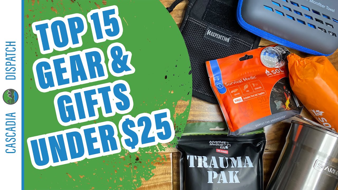 Top 15 Gear Items and Gift Ideas Under $25 - Gift Guide 2020 Part 1 - Prepping for Non-Preppers