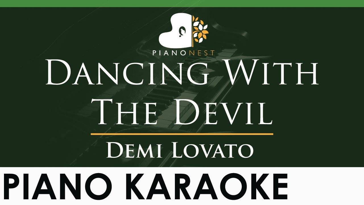 Demi Lovato - Dancing With The Devil - LOWER Key (Piano Karaoke Instrumental)