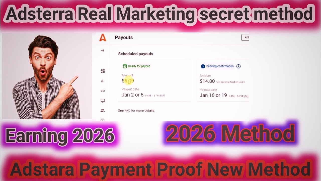 Adsterra New Update Method 2026 || Adstara Payment Proof || Adstara Earning Process