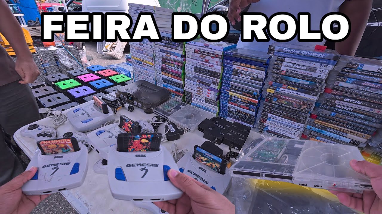 Feira do rolo caçada game #600 PlayStation 2 transparente Nintendo 64 PlayStation 3 Sega Gênesis!!!
