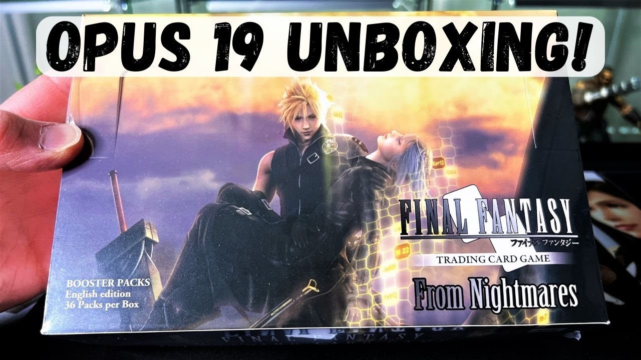 Final Fantasy Booster Box Opening | FROM NIGHTMARES