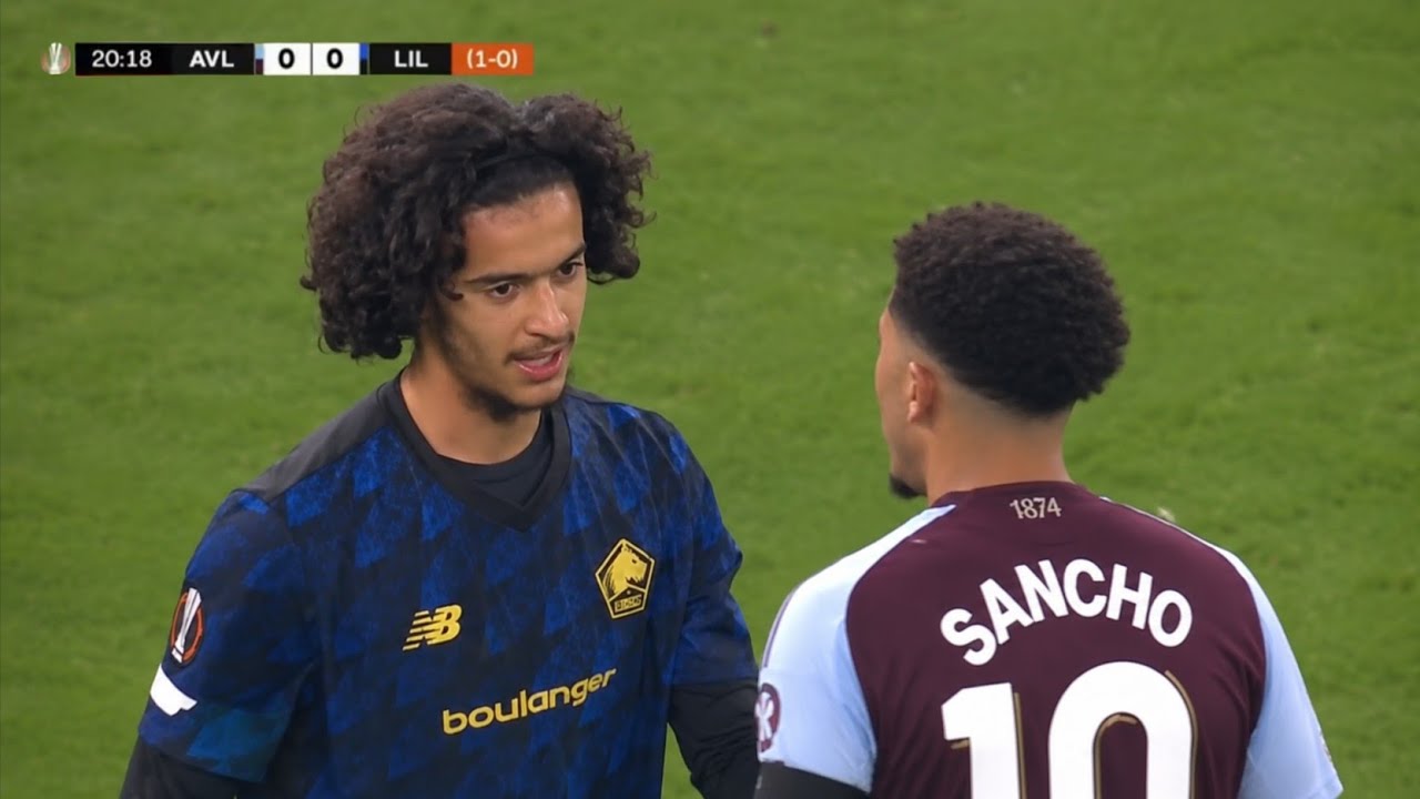 Ayyoub Bouaddi vs Aston Villa | The New Moroccan Wonderkid 🇲🇦