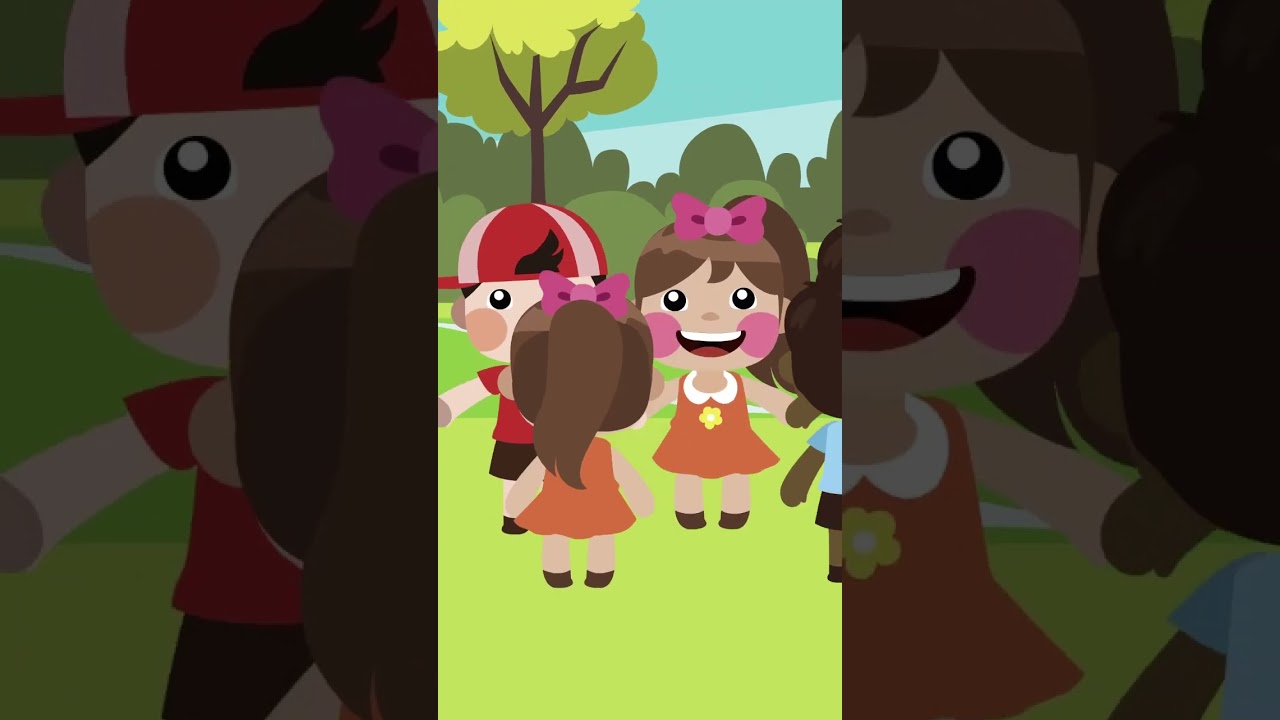 Ring Around the Rosies 🌹 in Filipino | #flexybear  #shorts #nurseryrhymes #ringaringaroses