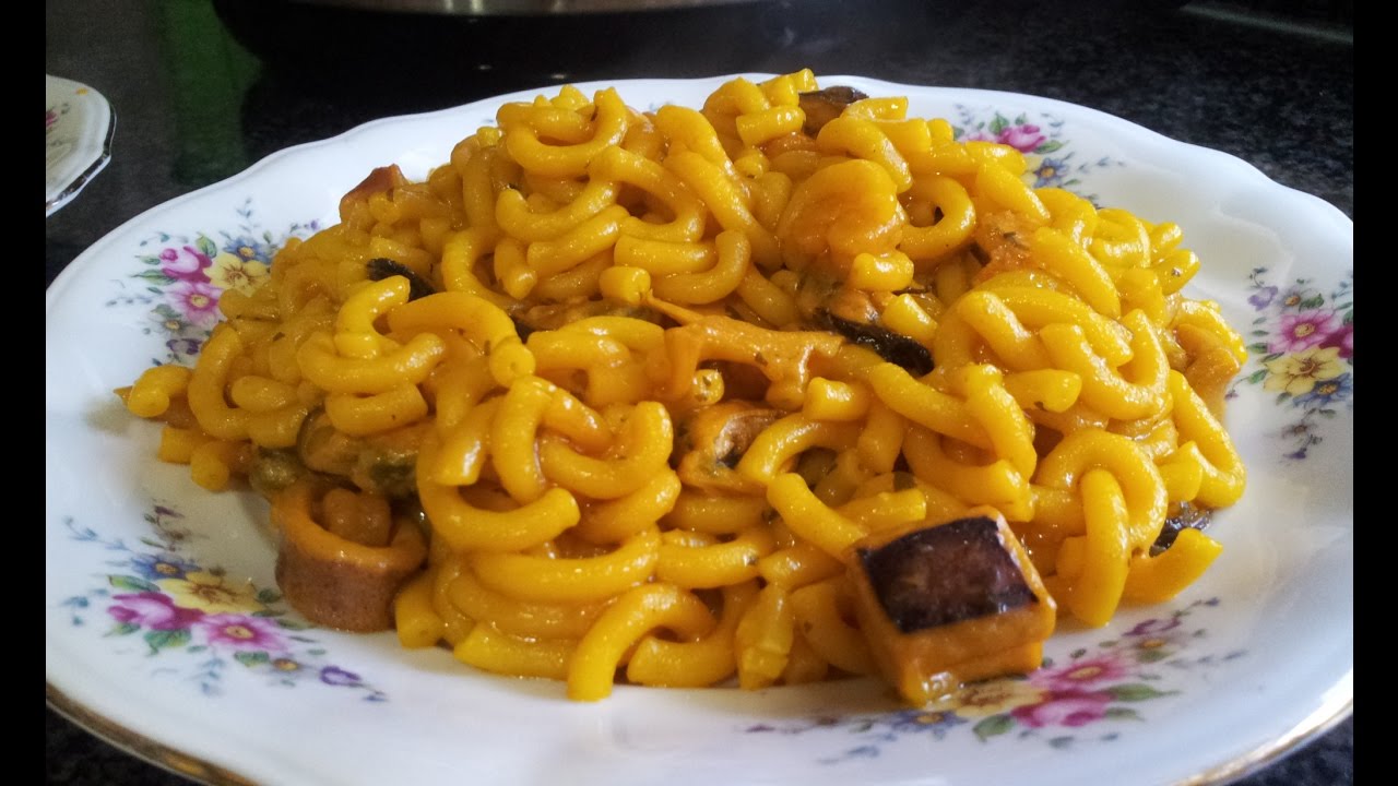 Fideos a la cazuela de pescado en olla GM G