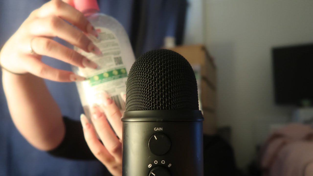 ASMR Plastic Bottle Tapping