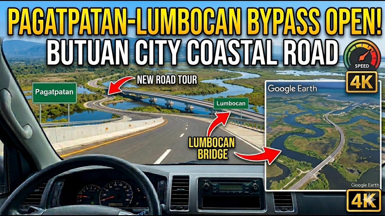 Pagatpatan-Lumbocan Bypass Road Drive Tour | Butuan City  Coastal Road Update 2025