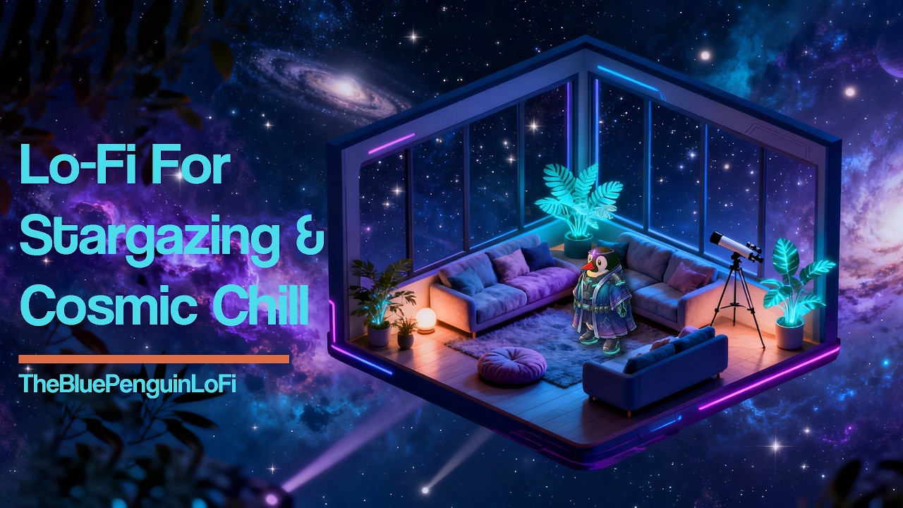 Lo-Fi Music For Stargazing & Cosmic Chill 🌌| 🌠Galactic Oasis 🚀| Relax & Study| ✨