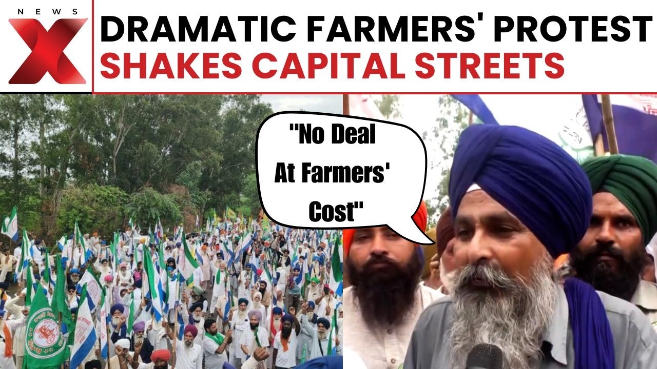 Delhi Farmers Protest: Capital Streets Witness Massive March Over India-US Trade Deal | NewsX