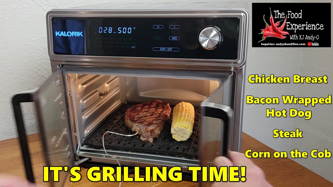 It's Grilling Time - Kalorik Maxx Air Fryer Grill