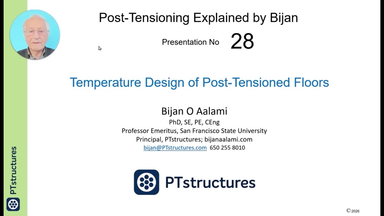 28 - Temperature Design of Post-Tensioned Structures