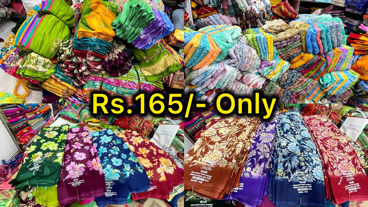 Rs.100 Chickpet Bangalore WholesaleDailywear Fancy Sarees Budget Friendly Sarees|Delivery Avail👇🏻