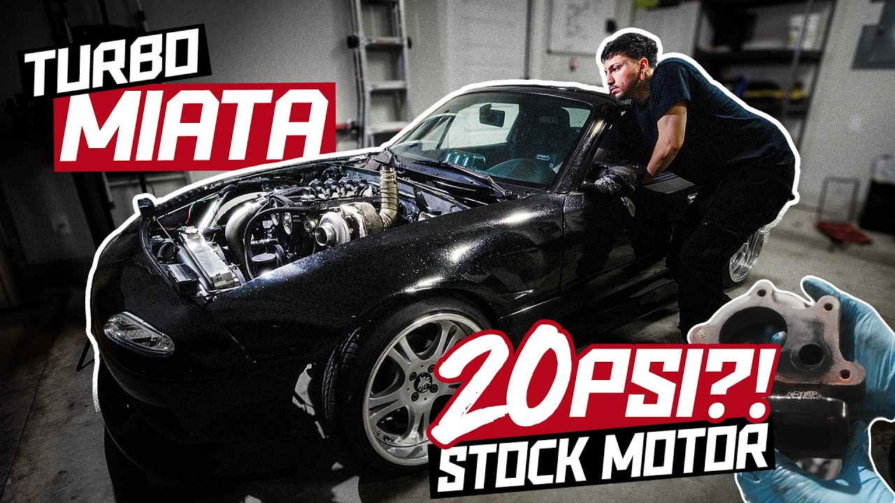 My Turbo Miata Hit 20 PSI on a STOCK MOTOR...