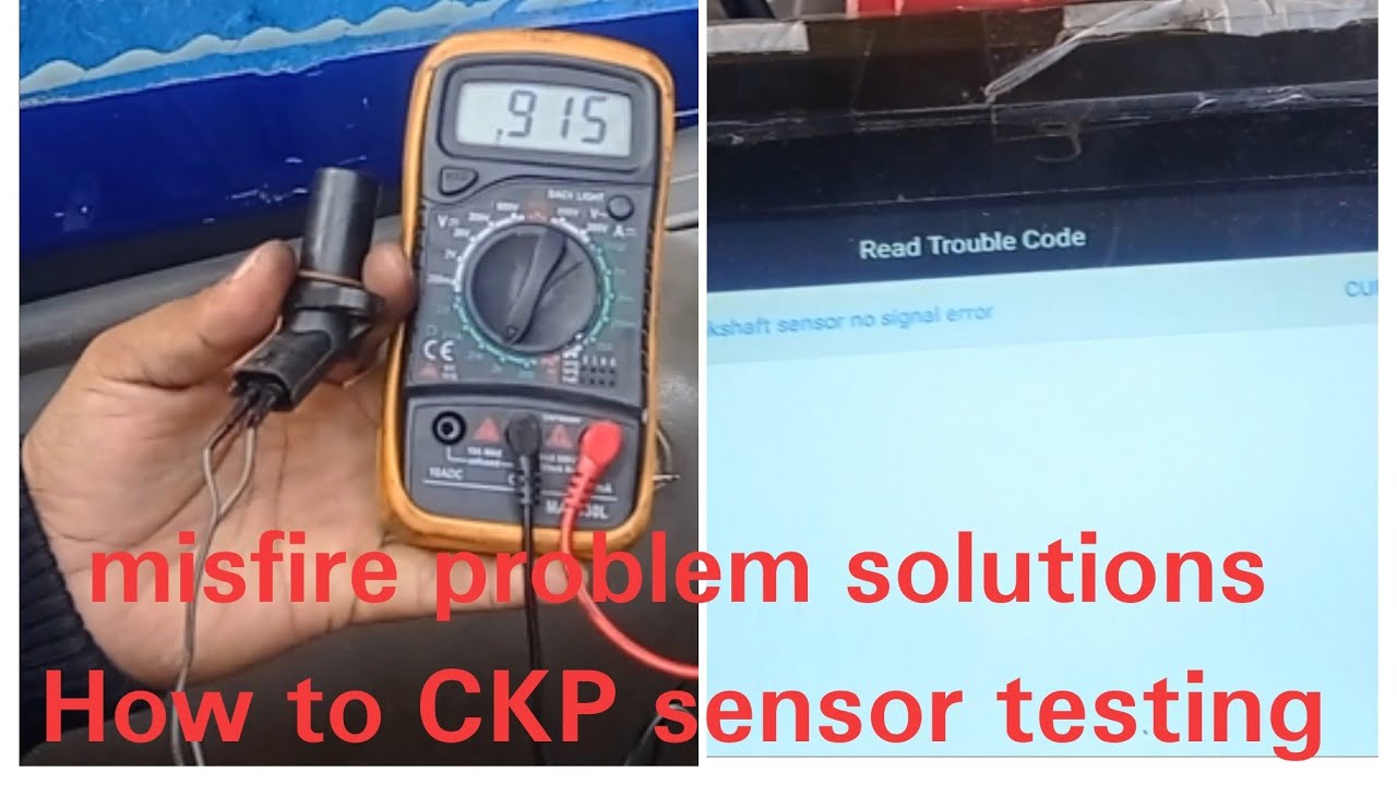 P0335 code Mahindra maxximo misfire 🔥 problem solve.faulty CKP sensor.How to check CKP sensor value.
