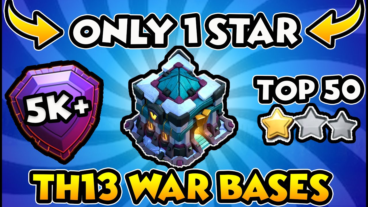 *TOP 50* TOWN HALL 13 WAR CWL BASES WITH LINKS 2020 - Best TH13 CWL WAR TROPHY BASES With Links COC