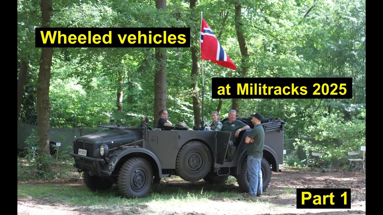 Militracks 2025 - Wheeled vehicles in action.
