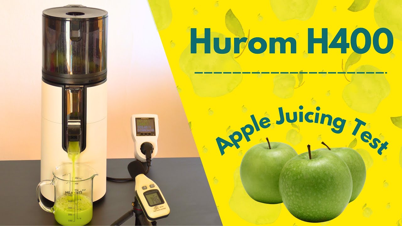 Hurom H400 Apple Juice Test: Complete Performance Data (Yield, Noise, Speed) | Slow Juicer Review