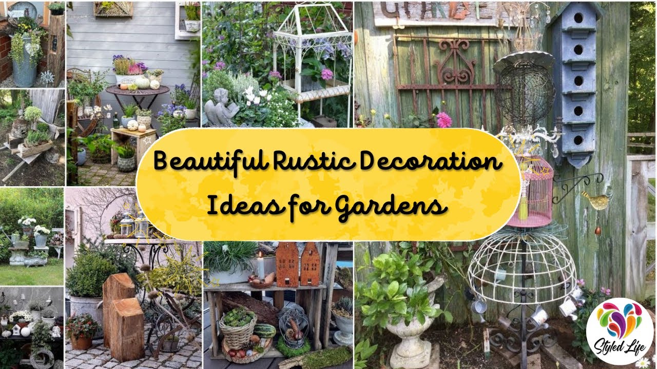 150+ Inspiring Rustic Garden Decoration Ideas | Stunning Vintage themed Garden Ideas