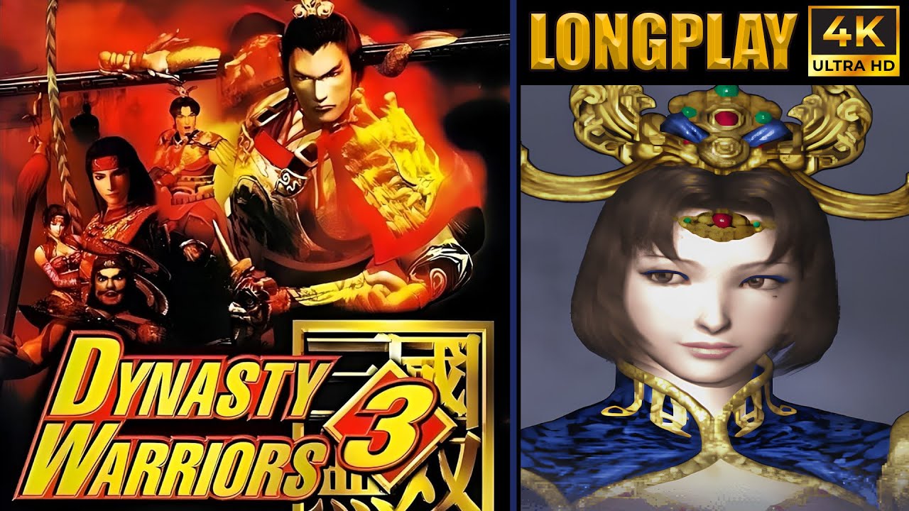 Dynasty Warriors 3 Longplay | Zhen Ji - Full Game Walkthrough | No Commentary PS2 4K