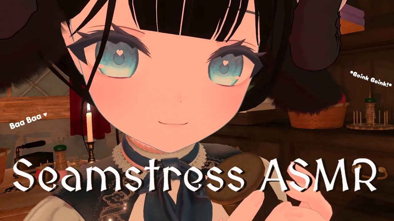 ASMR 💙 Late Night at the Seamstress' Workshop