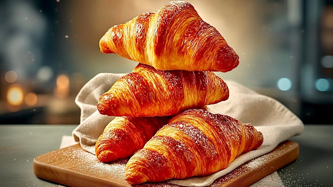 Soft & buttery chocolate croissants | easy homemade recipe !