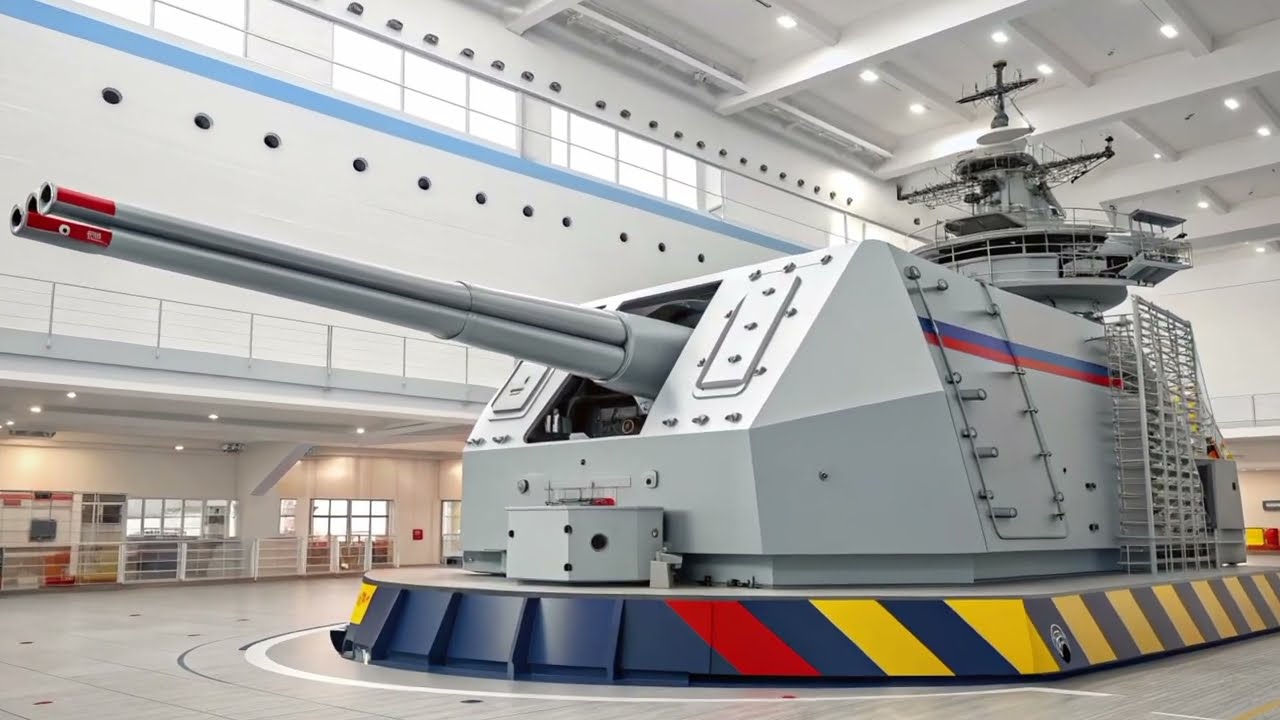 2026年、日本海軍が到達した未来Howe Type 46000 99mm 電子レールガンの真実海戦の常識を覆す次世代艦載兵器