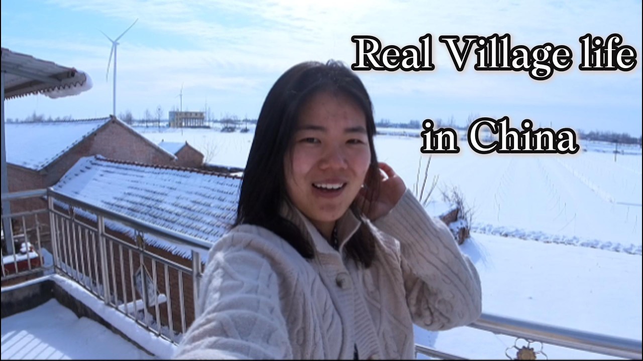 Real Villiage Life in China|  Winter in my Samll villiage in north China,quite days at home.
