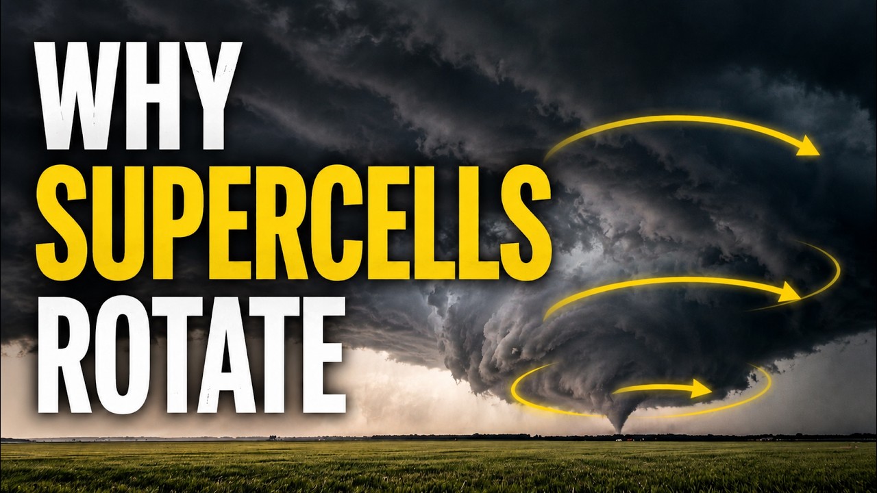 Why Do Supercell Updrafts Rotate? | Deep Dive into Mesocyclone Dynamics