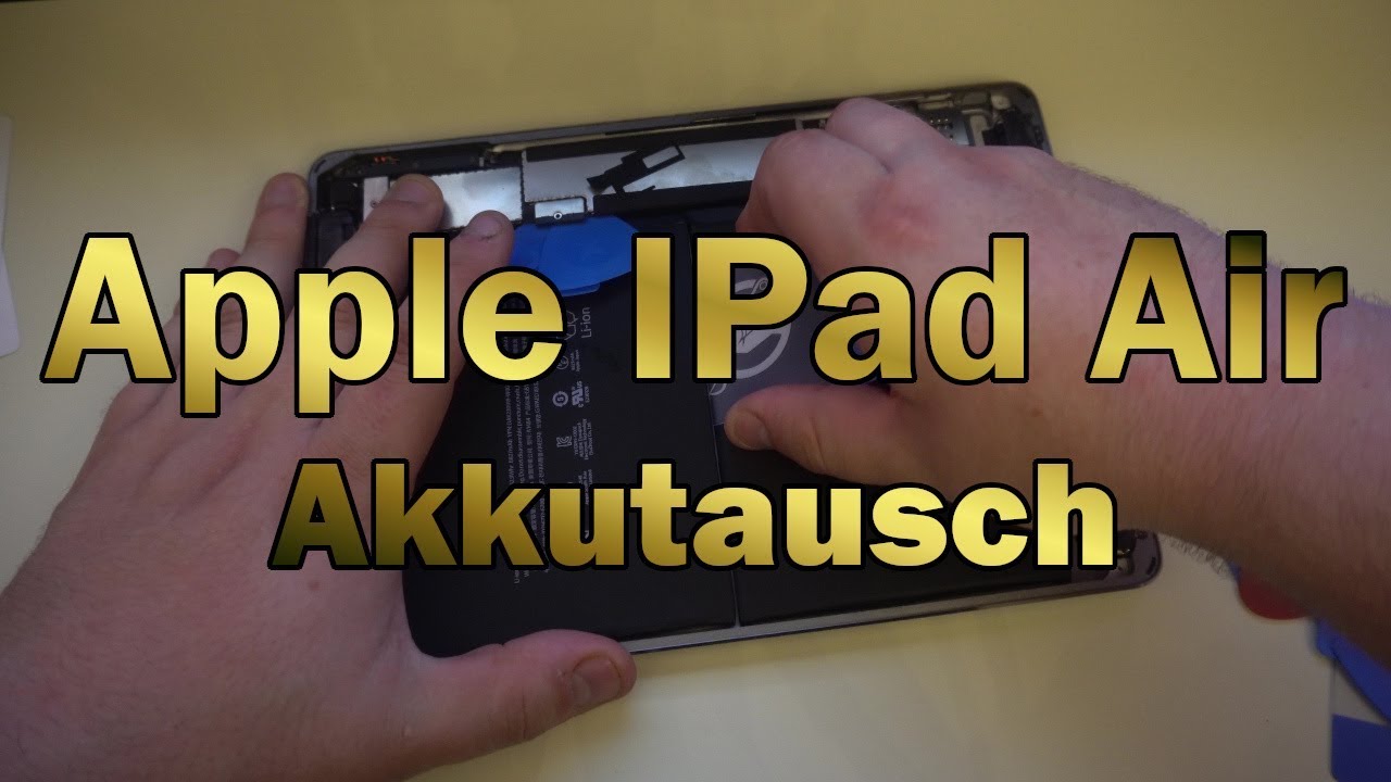 IPad Air - Akkutausch (sehr schwierig!)