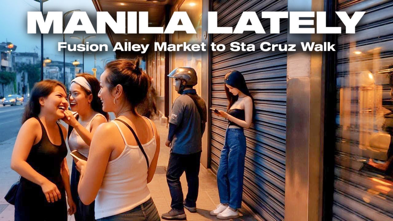 Walking Sampaloc to Sta Cruz Manila Philippines [4K HDR]